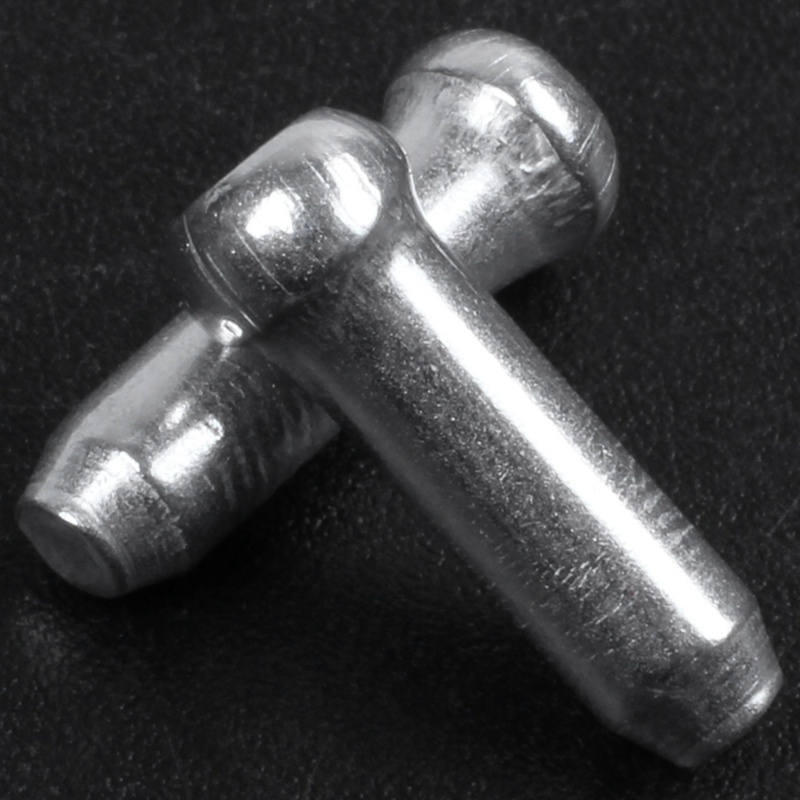 Set 100 Đầu Bọc Dây Phanh Xe Đạp + 10 Dây Cáp Chuyển Số Màu Bạc 190cm X 1.2mm