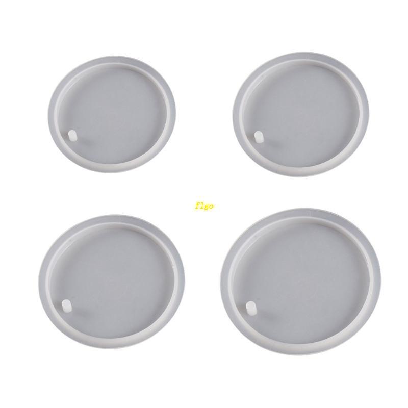 Khuôn Silicone Hình Tròn Làm Móc Khóa DIY