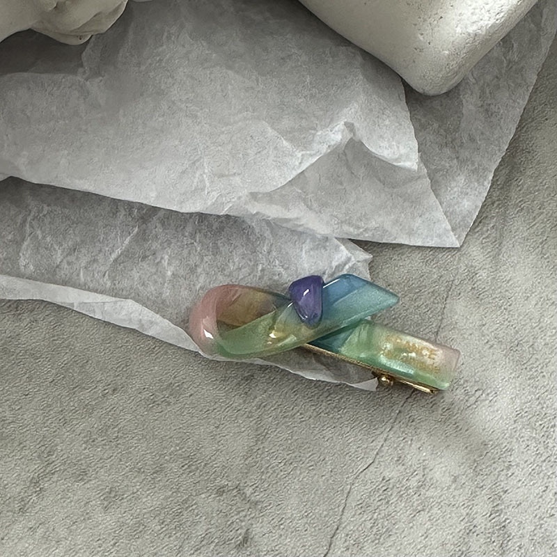 Kẹp Tóc Hình Chiếc Nơ Nhỏ Xinh Xắn Phong Cách Hàn Quốc Cho Bạn Gái