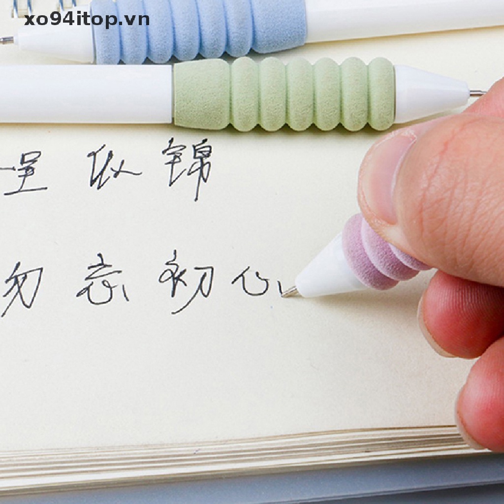 Set 5 Bút Bi Mực Đen Ngòi 0.5mm