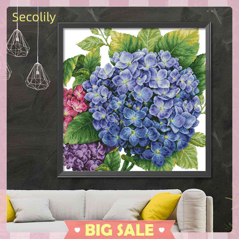 Bộ Tranh Thêu Chữ Thập 2 Sợi Cotton 14CT Mới