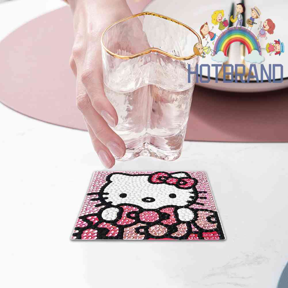 Bộ Tranh Đính Đá 5D Họa Tiết Hoạt Hình Dễ Thương Độc Đáo DIY