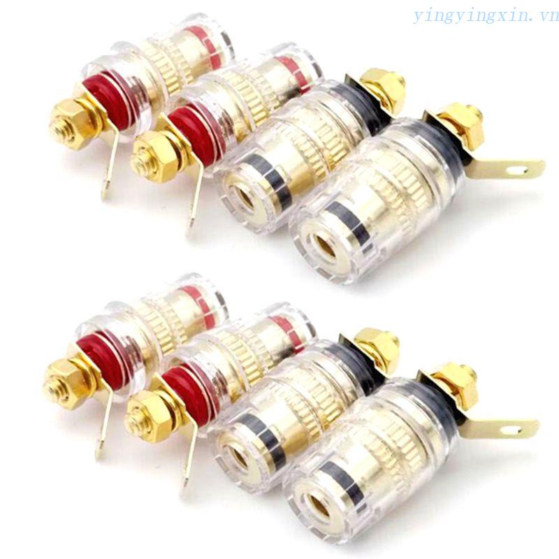 Set 8 Đầu Nối Chuối 4mm Cho Loa