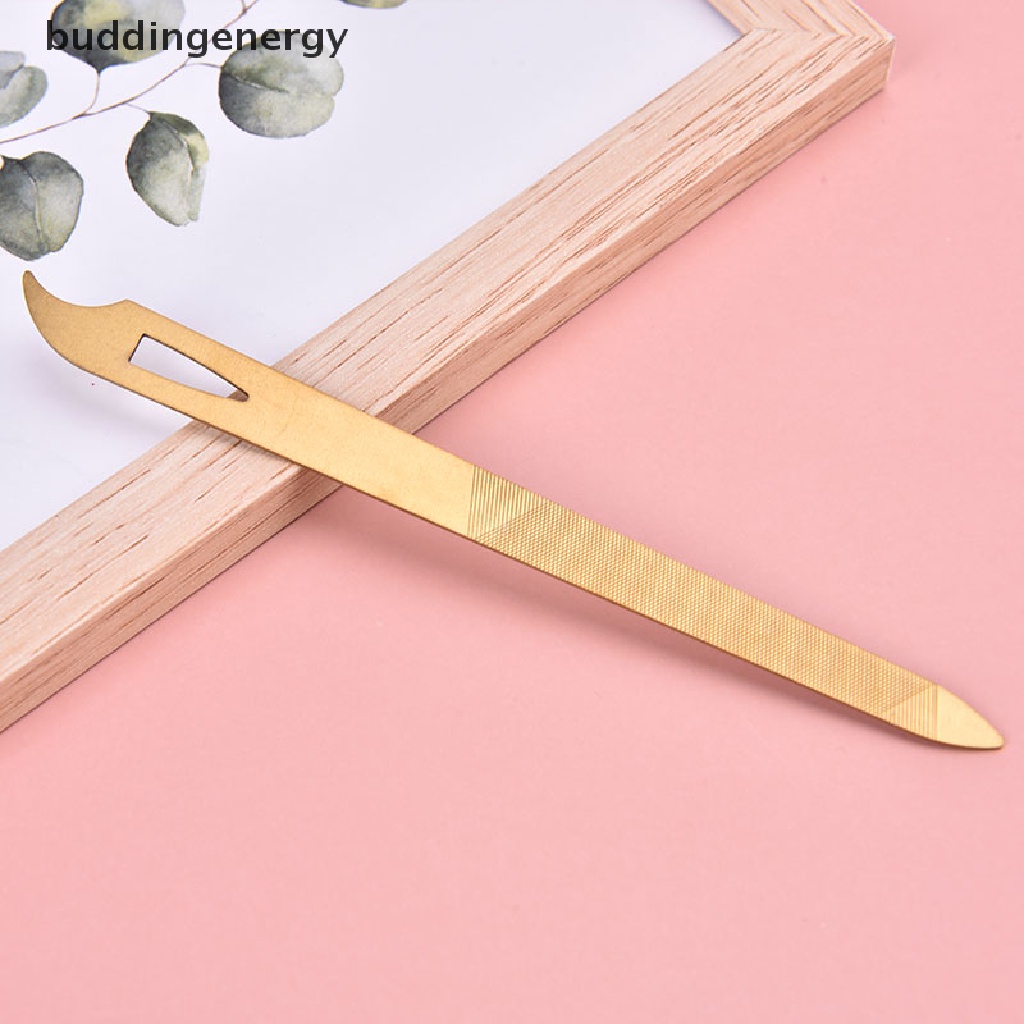 Dũa Móng Tay Hai Mặt Bằng Thép Không Gỉ Dày Dặn