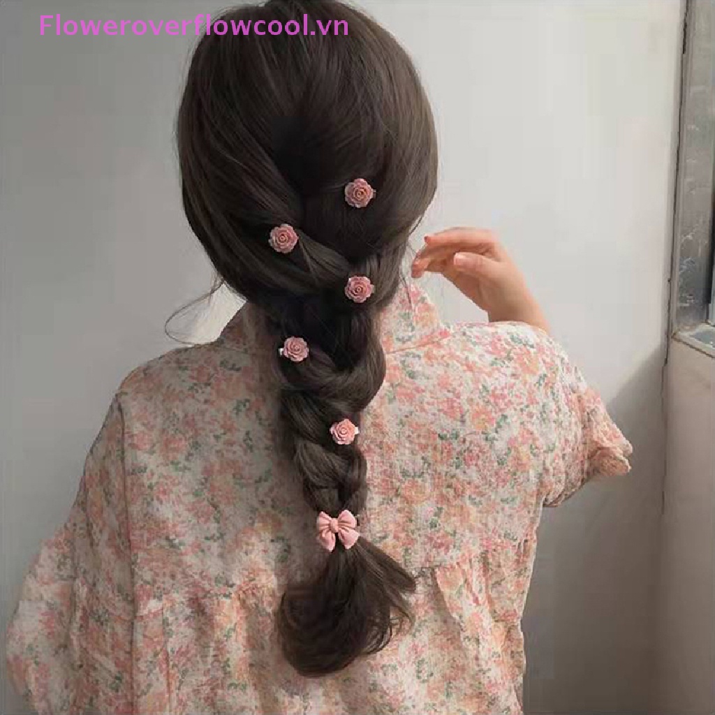 Kẹp Tóc Càng Cua Hình Nơ / Trái Tim Mini Dễ Thương Cho Nữ