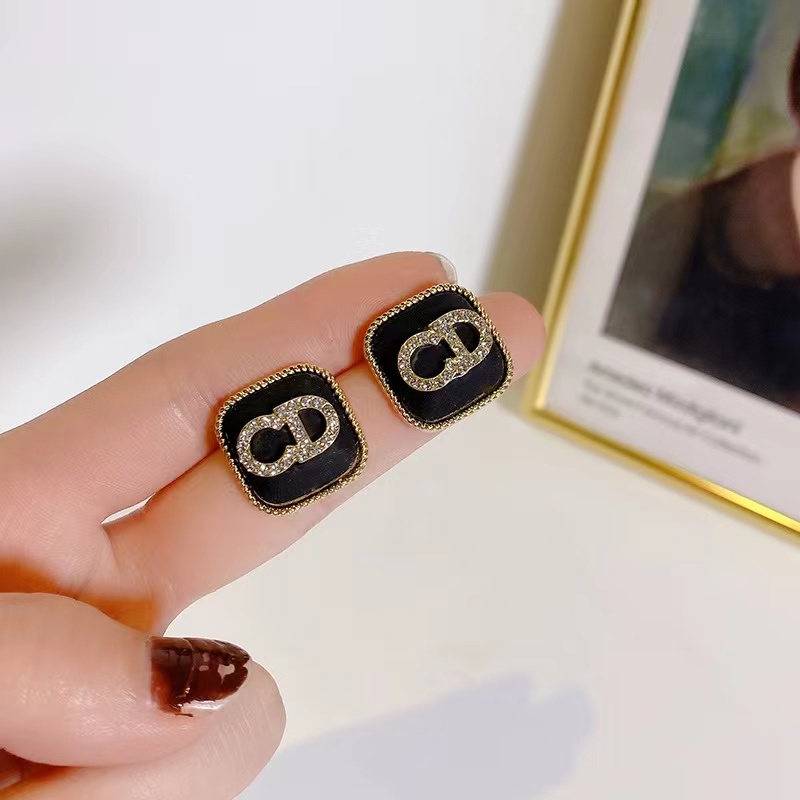 Bông Tai Bạc S925 Hình Chữ Cái Đơn Giản Thời Trang 2023 Cho Nữ