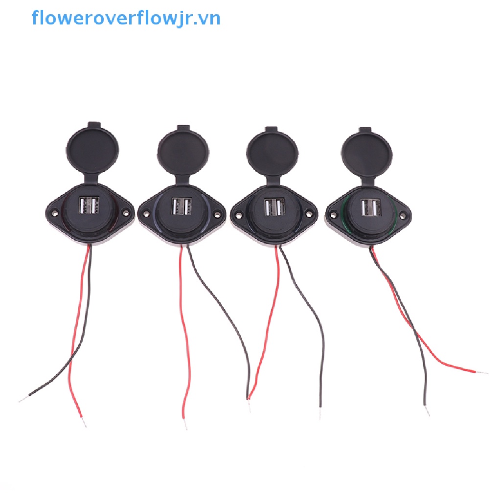 Tẩu Sạc Hai Cổng USB 3.1A Chống Nước Cho Xe Hơi