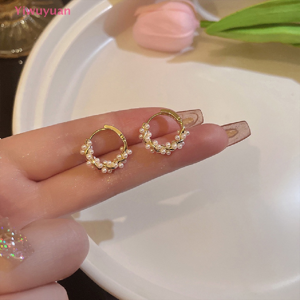 1 Đôi Bông Tai Ngọc Trai Thời Trang Mới