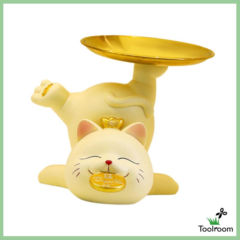 Giá Đỡ Chìa Khóa / Tượng Mèo Điêu Khắc Hiện Đại