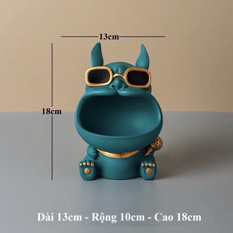 [Có sẵn] [Hỏa tốc] Tượng chó/cún may mắn - Phong Cách Châu Âu Cá Tính Trang Trí Nhà Cửa Bulldog