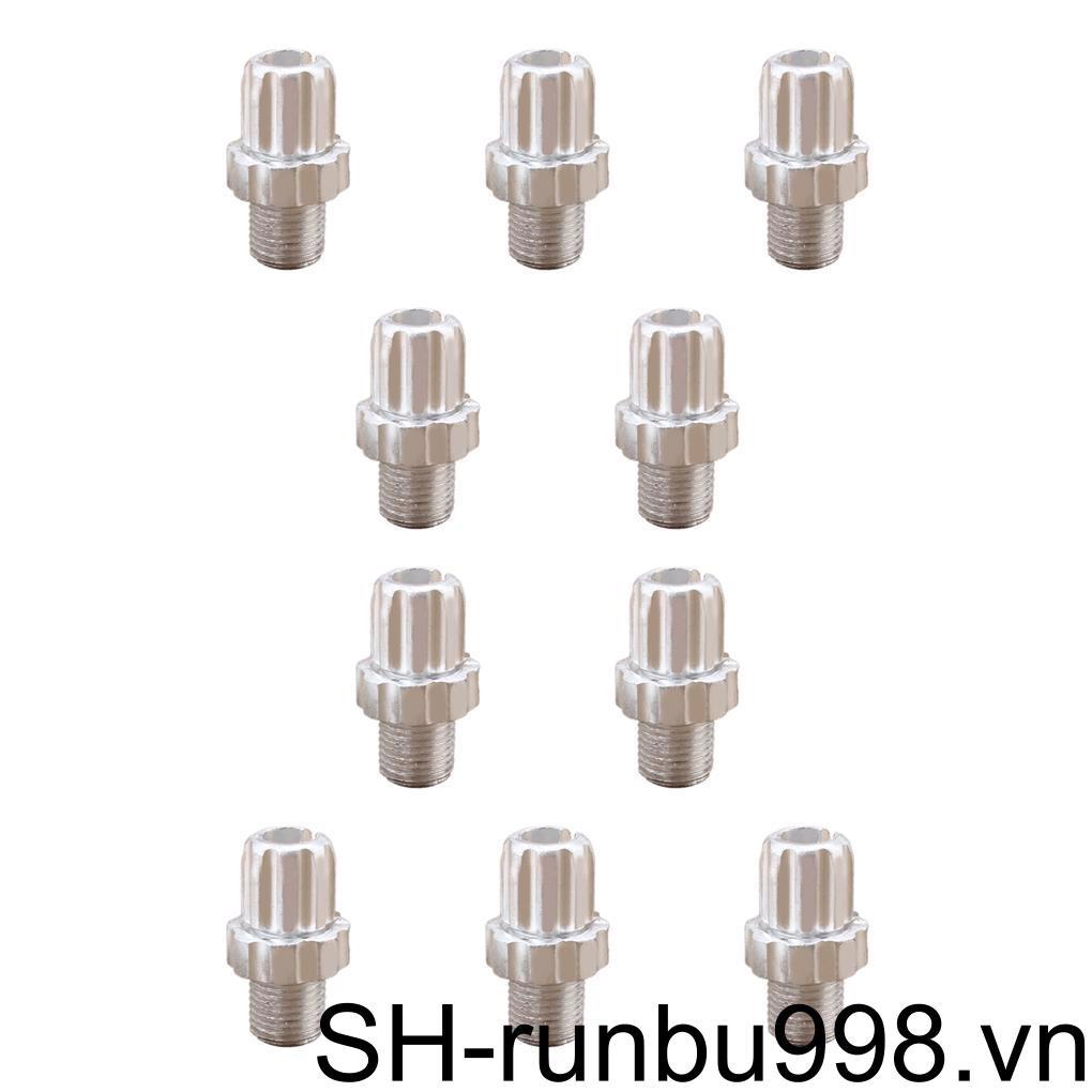 Ốc Vít Điều Chỉnh Tay Phanh M10 Màu Đen Bạc Thay Thế 1 / 10 / 20 Chất Lượng Cao