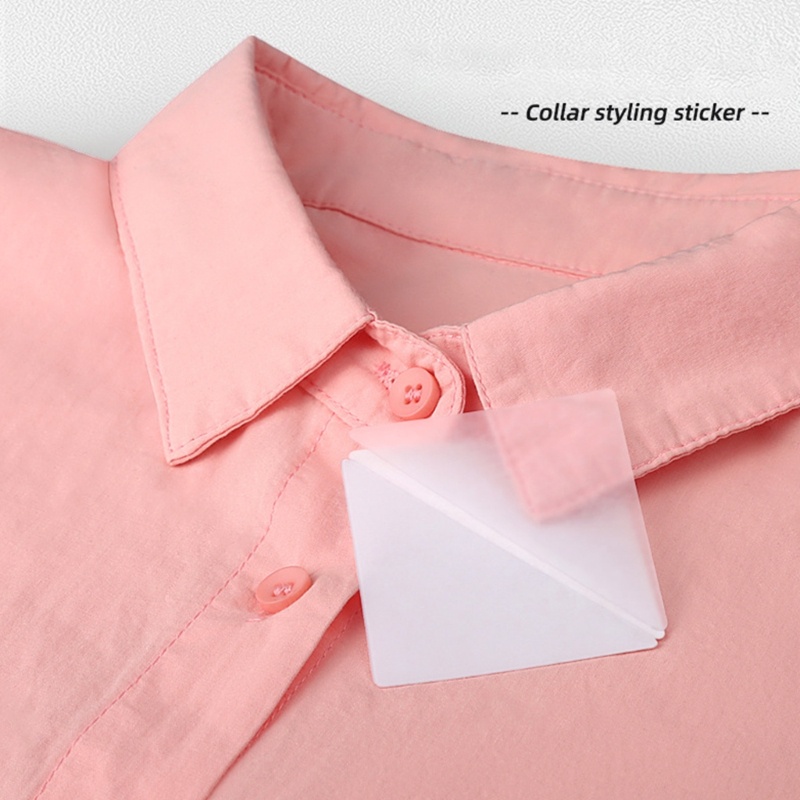 Set 10 Miếng Dán Cố Định Cổ Áo Sơ Mi Không Uốn Cong Thời Trang Cho Nam Và Nữ