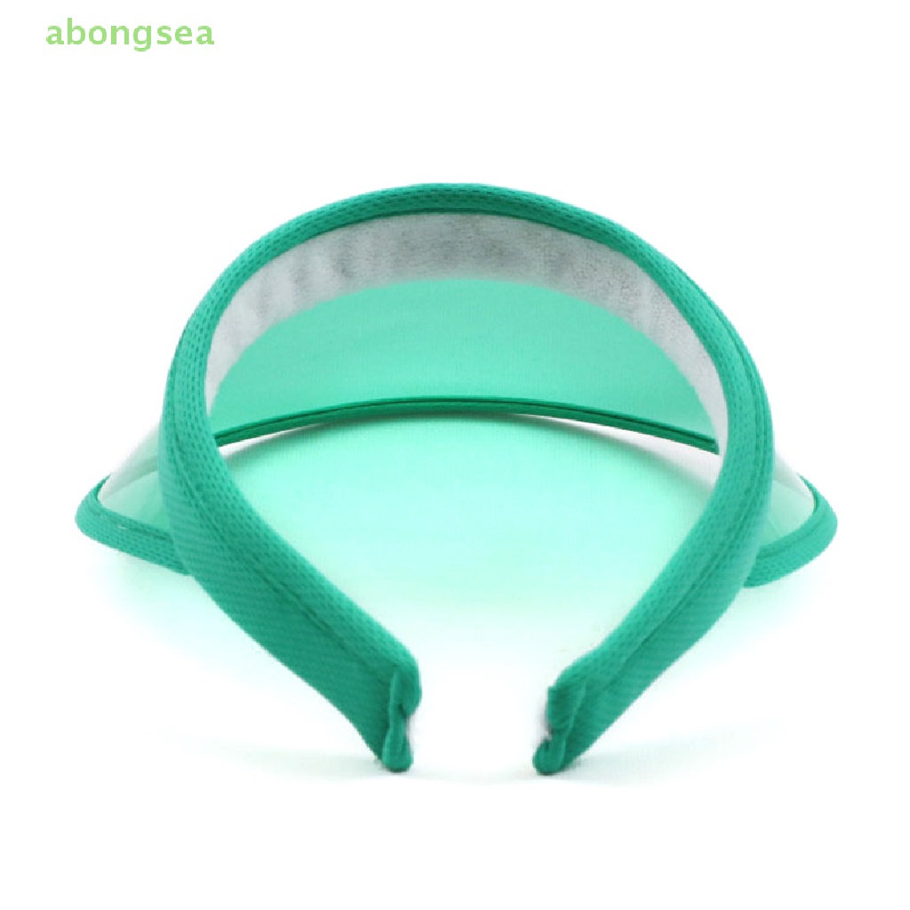 Mũ Lưỡi Trai Chống Nắng Bằng Nhựa PVC Trong Suốt Hở Chóp Chống Tia UV Kiểu Thể Thao Thời Trang Mùa Hè Cho Nam Và Nữ