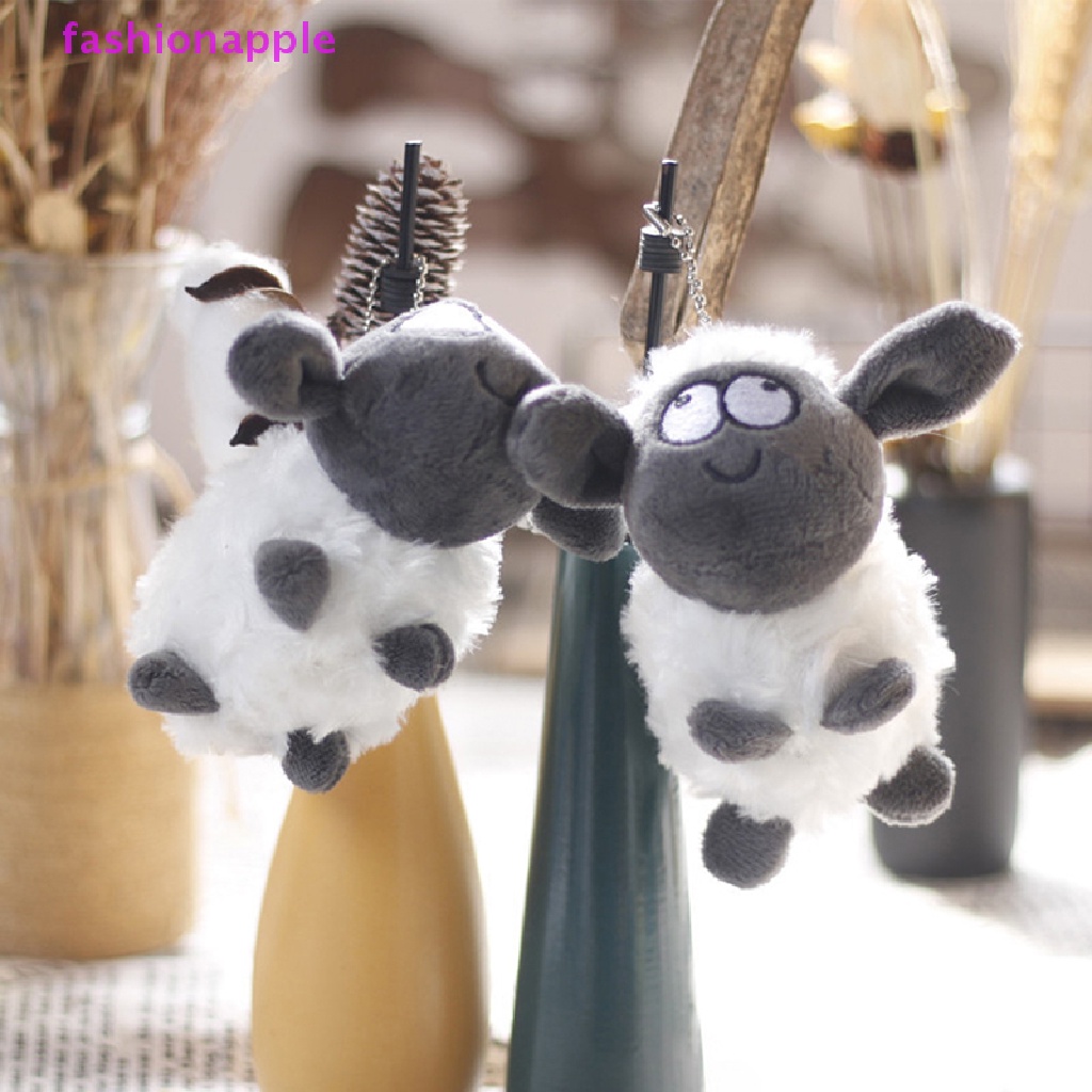 1 Chú Cừu Nhồi Bông Mềm Mại Trang Trí Ba Lô