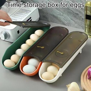 【GRCEKRIN】Egg Rack Family Food Storage Containers Kitchen Organization Egg Storage Box