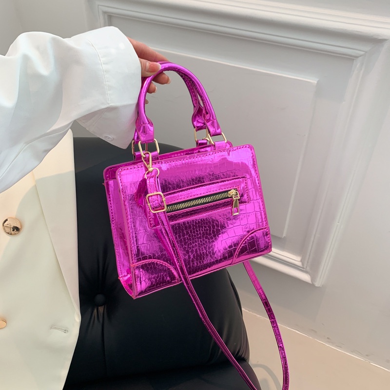 Túi Đeo Chéo Vuông Nhỏ Bằng Da Họa Tiết Vân Đá Thời Trang 2023 Cho Nữ