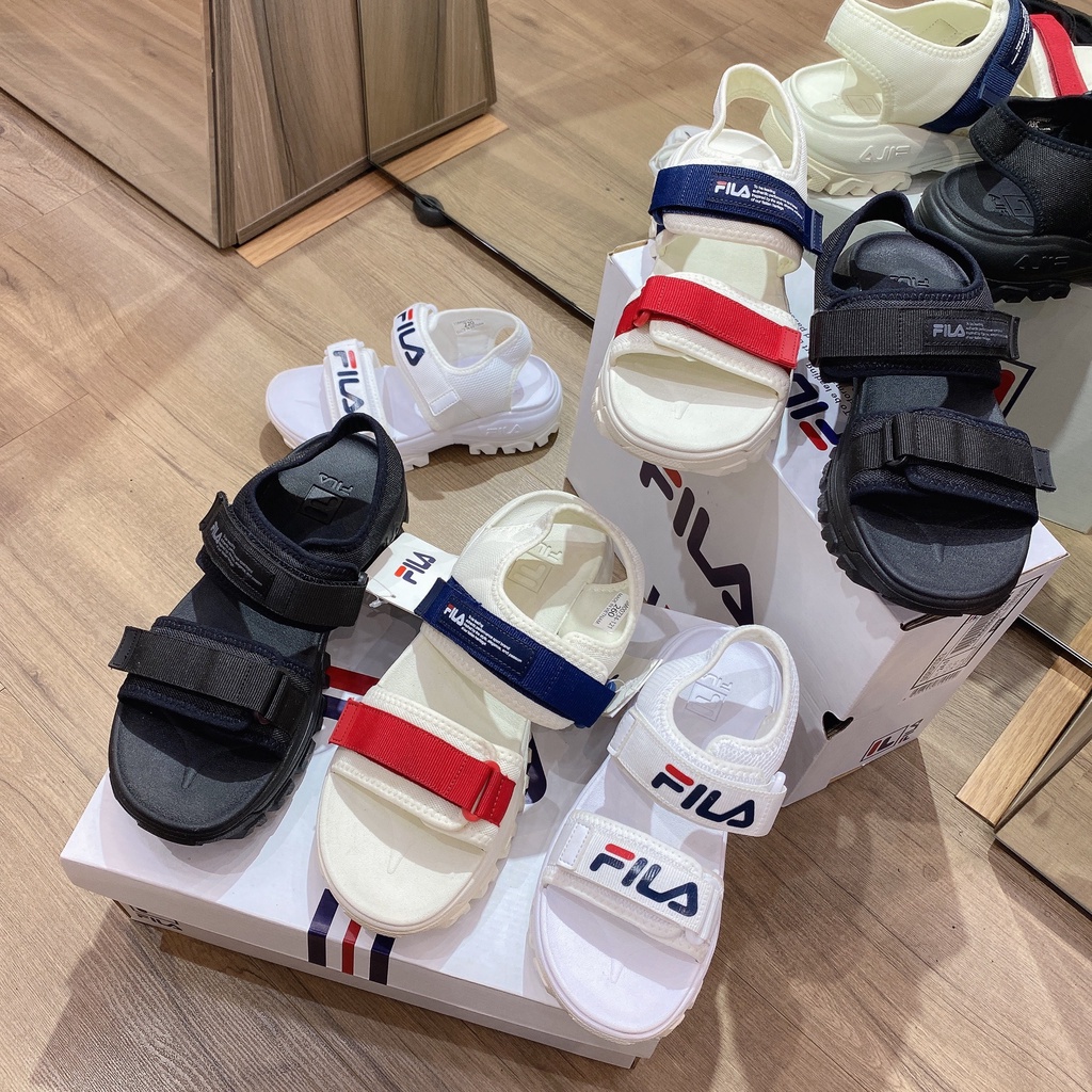 Giày Sandal F.I.L.A đế cao 3cm màu HOT HIT Best Seller - CODE: 1SM00734