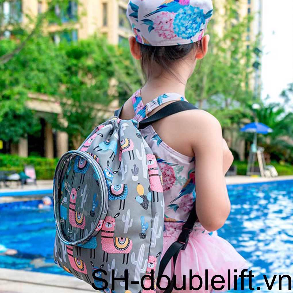 Balo Thể Thao Chống Nước Sức Chứa Lớn Họa Tiết Hoạt Hình Dùng Khi Đi Bơi / Lướt Sóng / Cắm