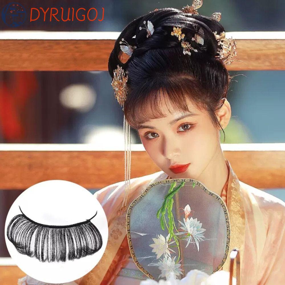 Phụ Kiện Tóc Mái Bằng Sợi Tổng Hợp Kiểu Hán Phục Trung Hoa Dễ Thương