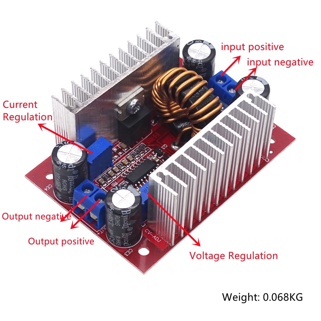 Mạch tăng áp DC-DC công suất lớn 400W 10~60V Mạch BOOST Tăng Áp DC-DC 400W Điện Áp Vào 8,5V-50V Cho Ra 10V-60V