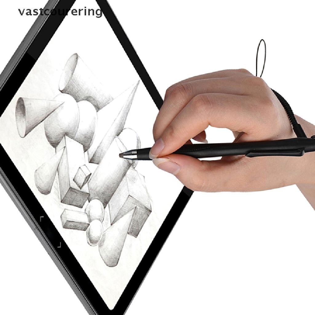 Bộ 2 Bút Cảm Ứng Với Ống Lò Xo Độ Nhạy Cao Chuyên Dụng Cho Điện Thoại / Máy Tính Bảng