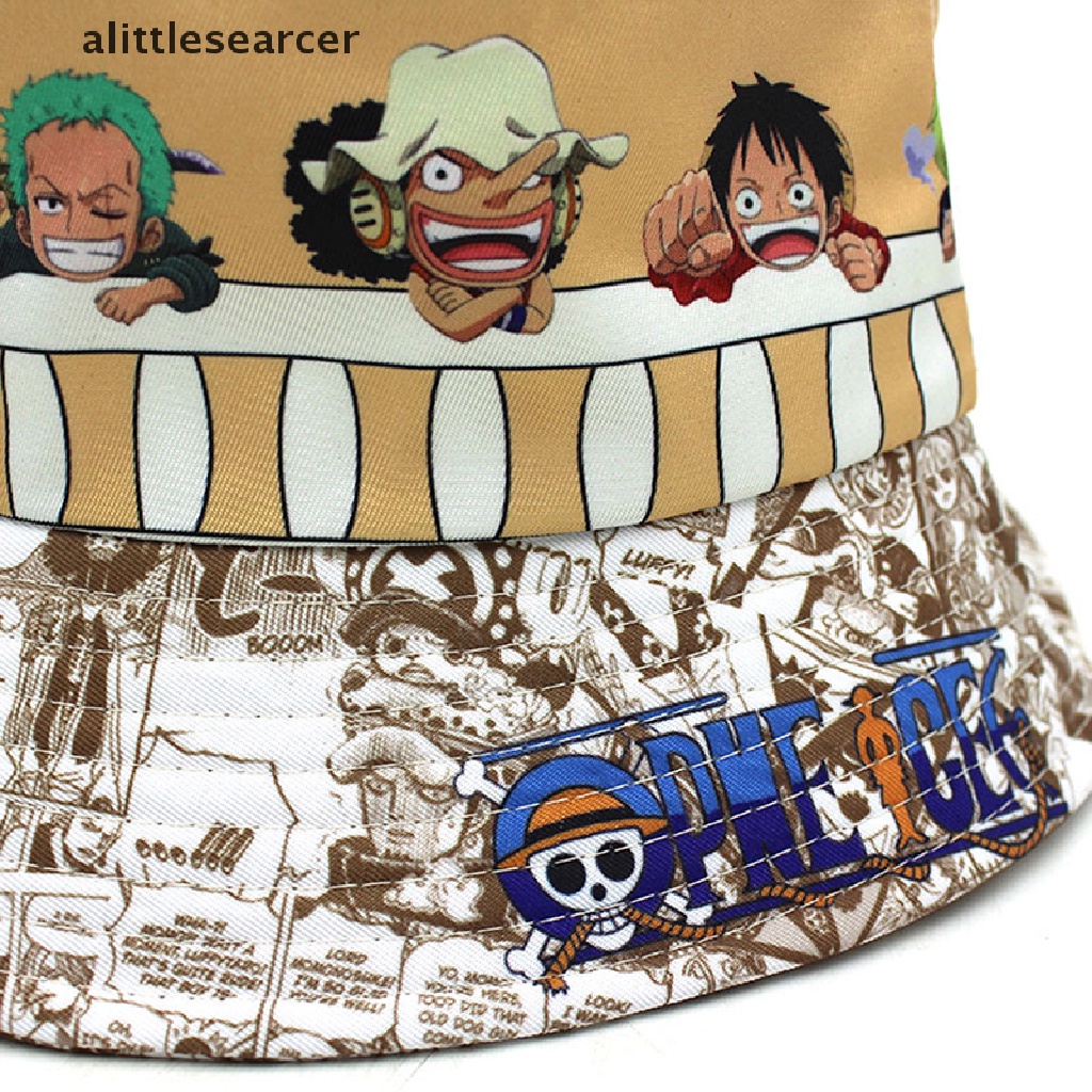 Nón Tai Bèo Chống Nắng In Họa Tiết Hoạt Hình One Piece Thời Trang Cho Nam Và Nữ