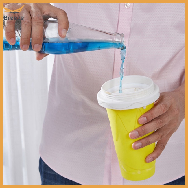 Cốc Làm Mịn Sữa Có Nắp Kèm Ống Hút Tiện Dụng Diy