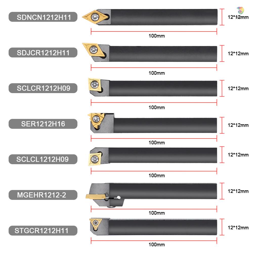 Set 21 Phụ Kiện Chèn Giá Đỡ Bằng Cacbua Đa Năng Kèm Cờ Lê Cho Máy Tiện