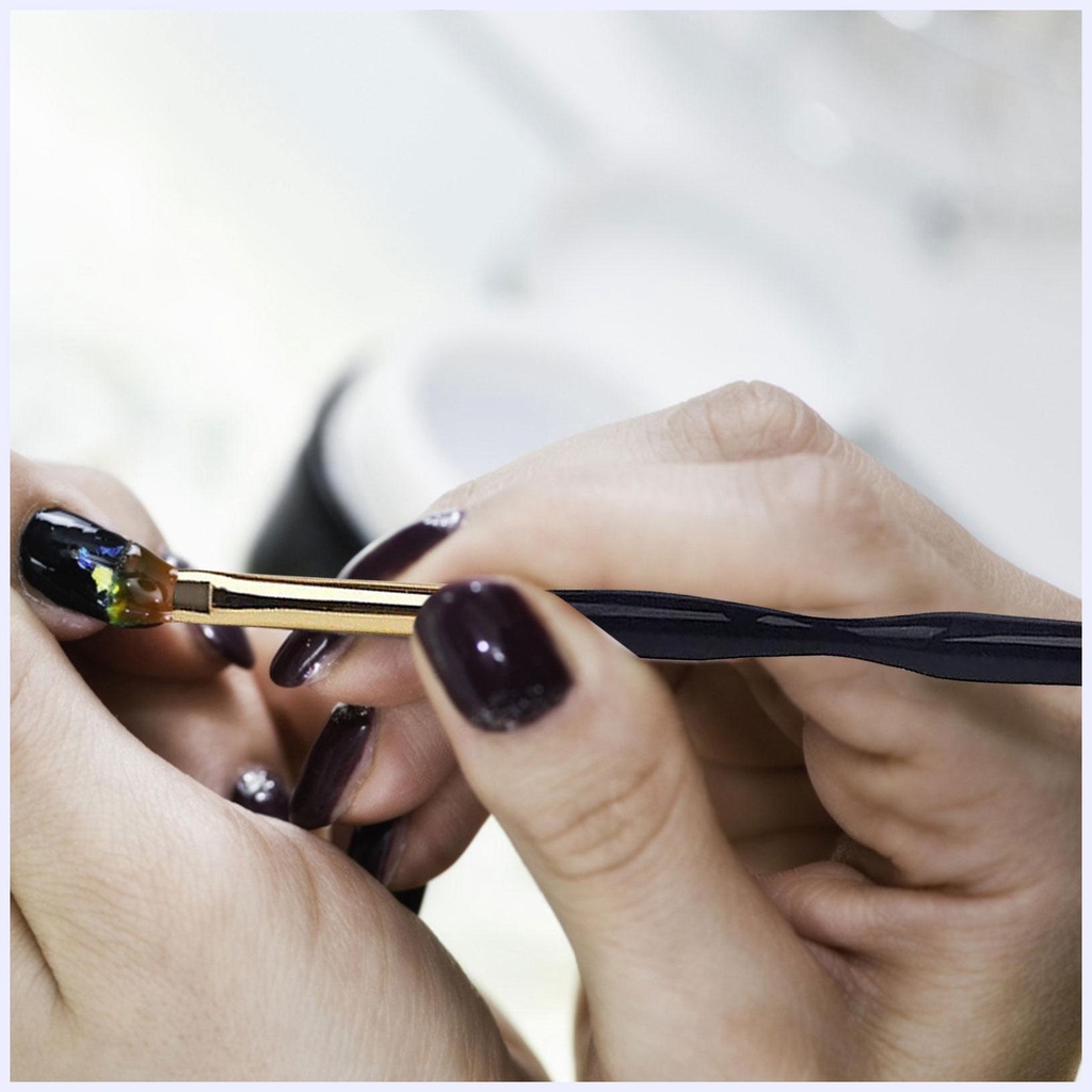 Bàn Chải Sơn Móng Tay Acrylic Dual EndArt Brushes Cho Móng Tay 3 Chiếc Phẳng Tranh Vẽ Lớp Lót Dụng Cụ Làm Móng Cho Tự Làm Móng Tay Nghệ Thuật Thiết Kế Tự Làm Tại Nhà