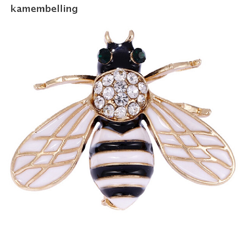 Ghim Cài Áo Hình Chú Ong Nhỏ Đính Đá Pha Lê Thanh Lịch Cho Nữ