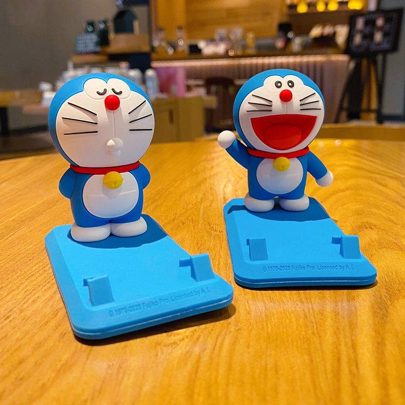 Giá Đỡ Điện Thoại Để Bàn Tùy Chỉnh Hình Doraemon Dễ Thương Dùng Làm Quà Tặng