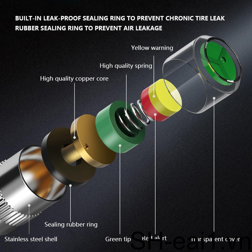 Nắp Cảm Biến Áp Suất Lốp Xe 2 0 / 2 2 / 2 4 Bar 30 / 32 PSI
