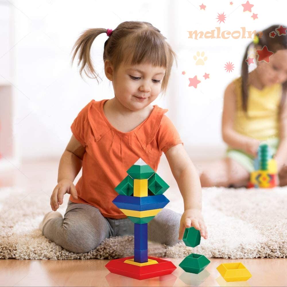 Bộ Đồ Chơi Khối Xếp Hình Kim Tự Tháp Cân Bằng Tốc Độ Thú Vị Hỗ Trợ Giáo Dục Bé