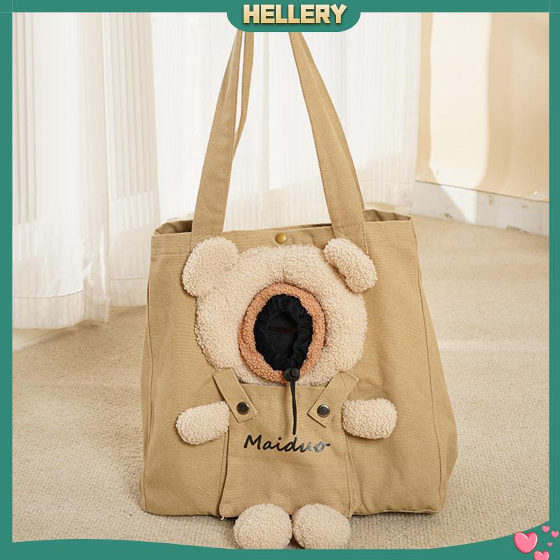 [HelleryVN] Túi Xách Du Lịch Đeo Vai Hình Gấu / Mèo Dễ Thương