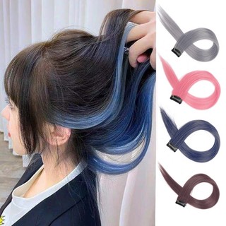 Tóc giả nhuộm màu ombre phong cách hàn quốc cho nữ