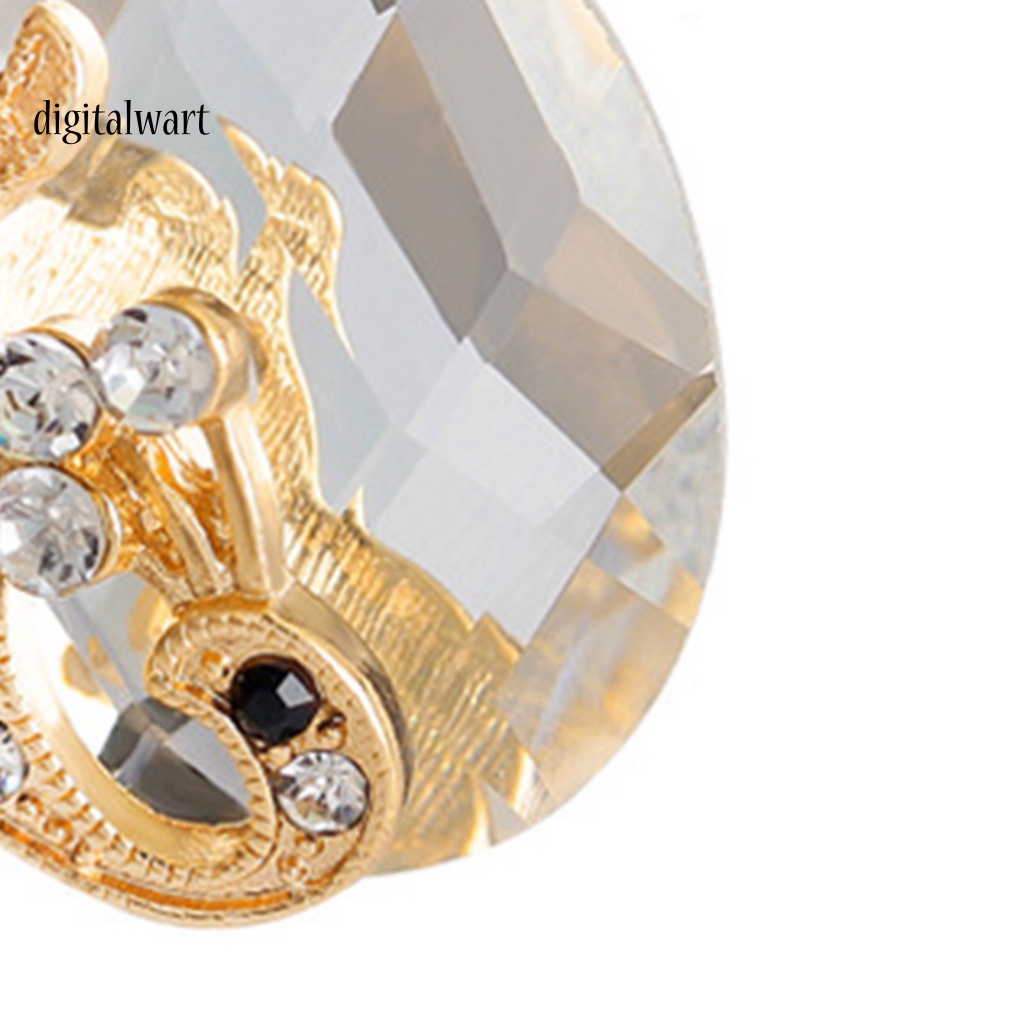 Kỹ Thuật Số| 1 Bộ Trang Sức Hình Con Công Đính Đá Thời Trang Dành Cho Nữ