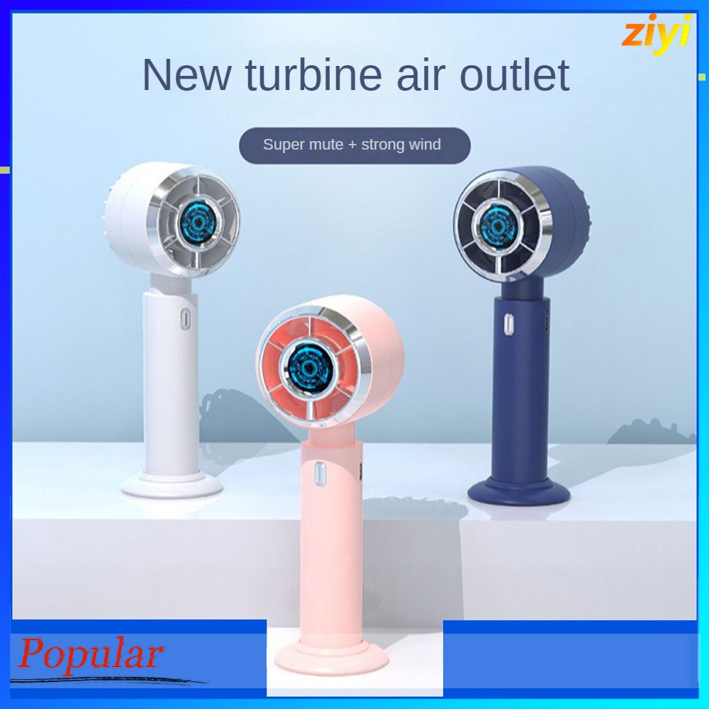 Quạt mini turbo Mới 2023 Cầm Tay Không Ồn Có Cổng Sạc usb