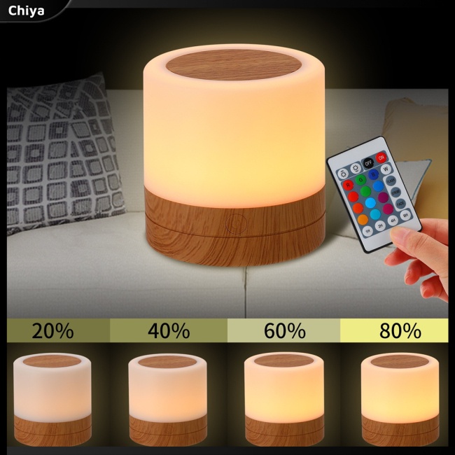 Đèn Ngủ Rgb Có Điều Khiển Từ Xa Nhiều Màu Sắc Dành Cho Trẻ Em