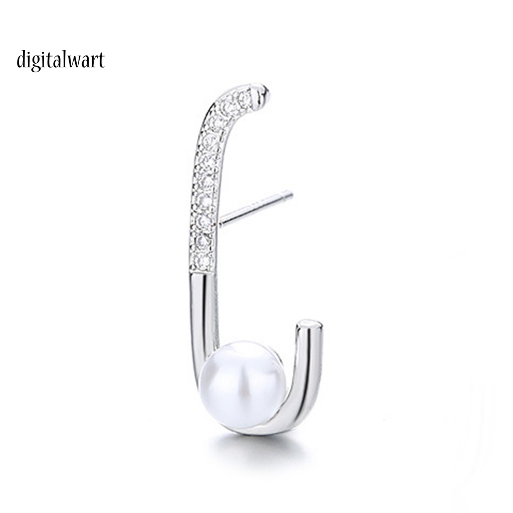 Kỹ Thuật Số| 1 Khuyên Tai Dạng Hạt Đính Ngọc Trai Giả Lấp Lánh Dùng Hàng Ngày