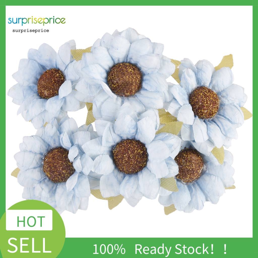 1 Bó Hoa Cúc Nhân Tạo Bằng Lụa Chống Phai Màu Dùng Trang Trí Nhà Cửa DIY