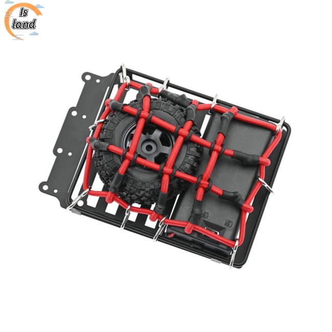 [IS] Xe Hơi Leo Núi Điều Khiển Từ Xa Jimny Nâng Cấp Lưới Nhỏ Bằng Thép Không Gỉ Có Giá Để Hành L