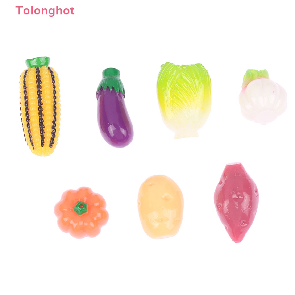 1 Mô Hình Rau Củ Quả Mini 2~4cm Trang Trí Nhà Búp Bê