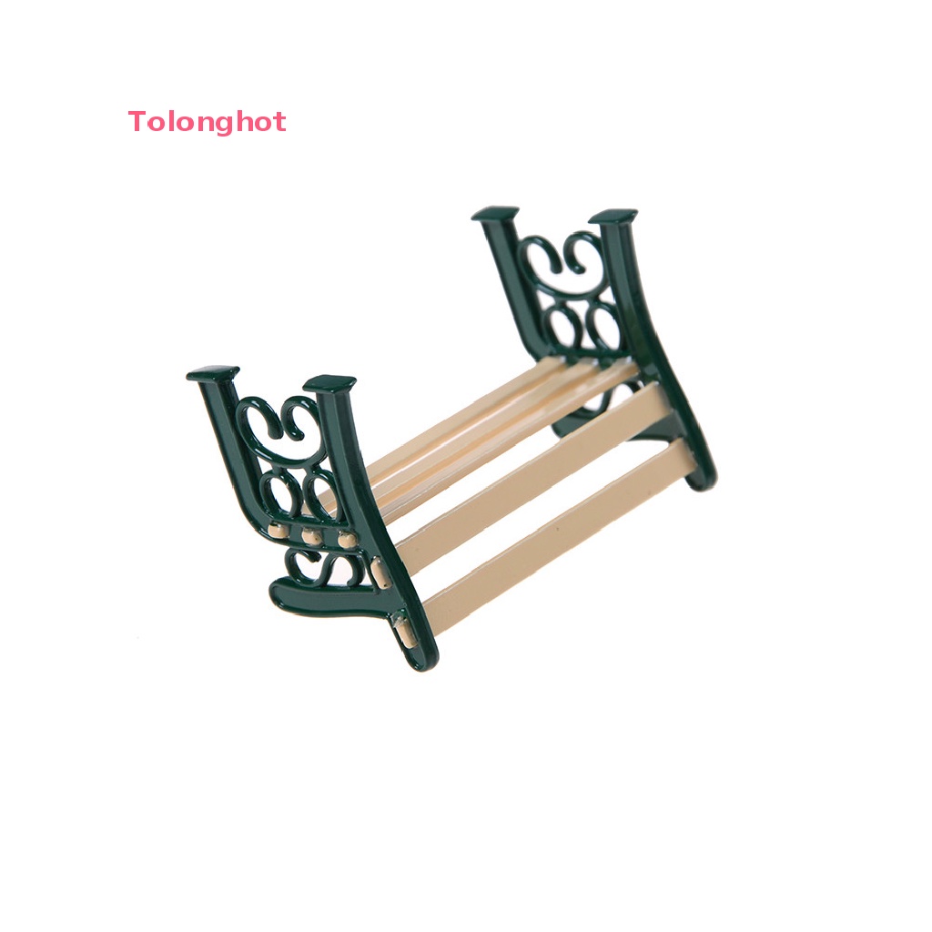 Băng Ghế Kim Loại Trang Trí Nhà Búp Bê Tỉ Lệ 1: 12