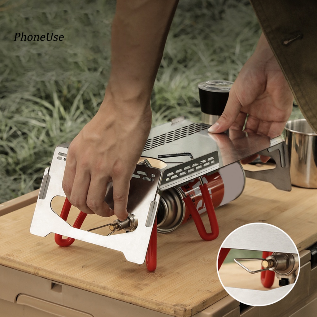 Bàn Nướng BBQ Ngoài Trời Bằng PU Chống Gió Có Thể Gấp Gọn Tiện Dụng