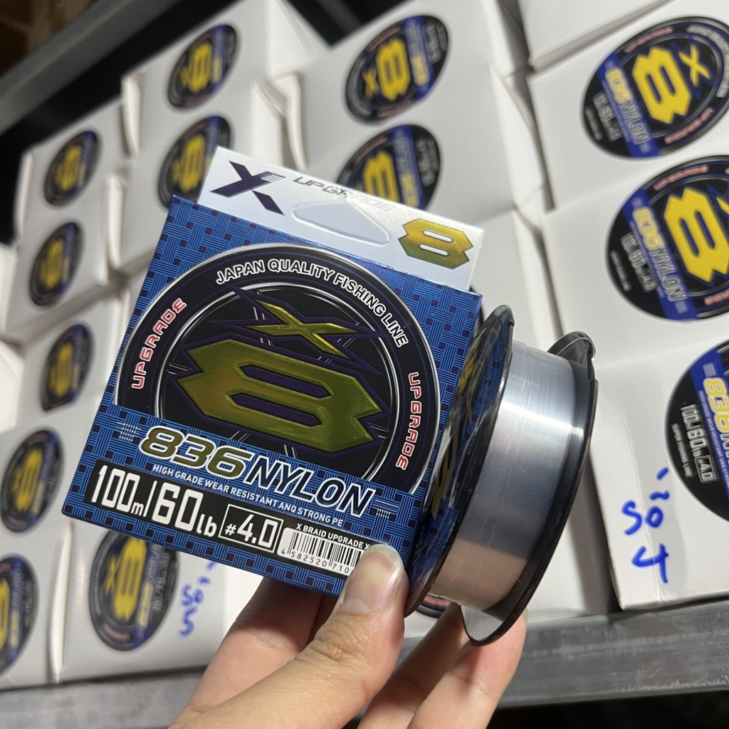 Dây cước câu cá 836 NYLON Nhật Bản 100M siêu dai, bền bỉ - Đồ Câu DHS