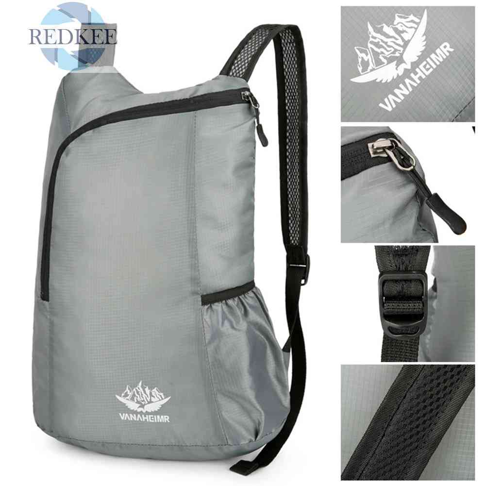 Ba Lô Nylon Sức Chứa Lớn Có Thể Gấp Gọn Tiện Dụng Cho Văn Phòng / Du