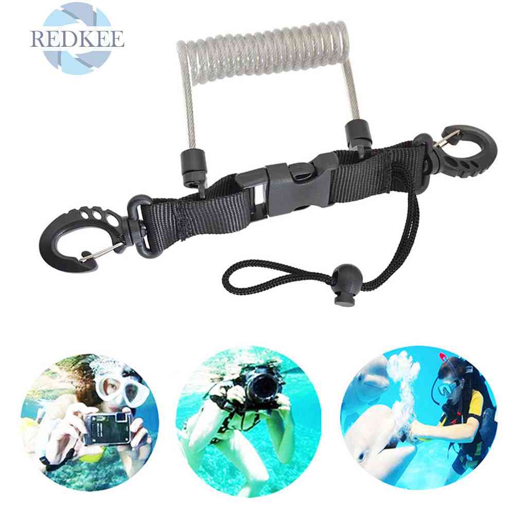 Dây Lò Xo TPU Chống Thất Lạc Cho Máy Ảnh Thể Thao