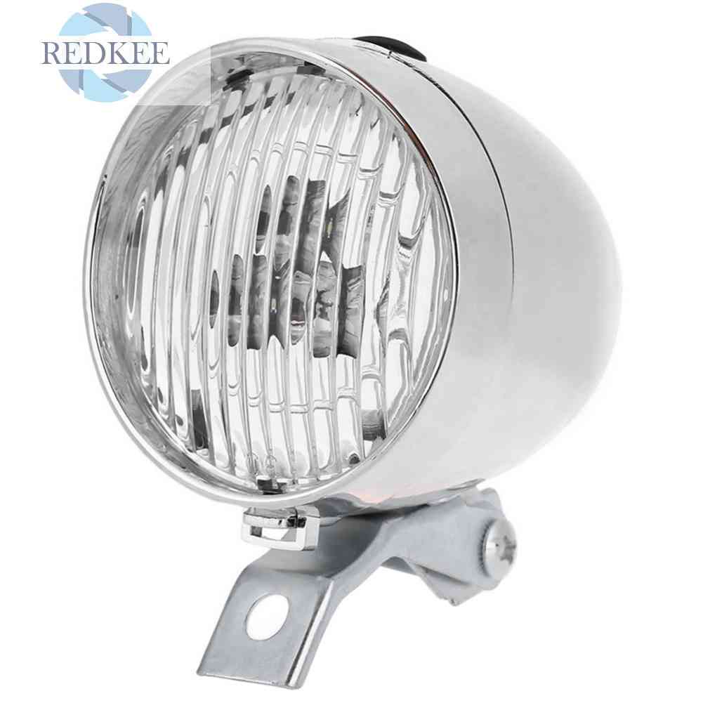 Đèn Pha 3LED Cảnh Báo An Toàn Cho Xe Đạp