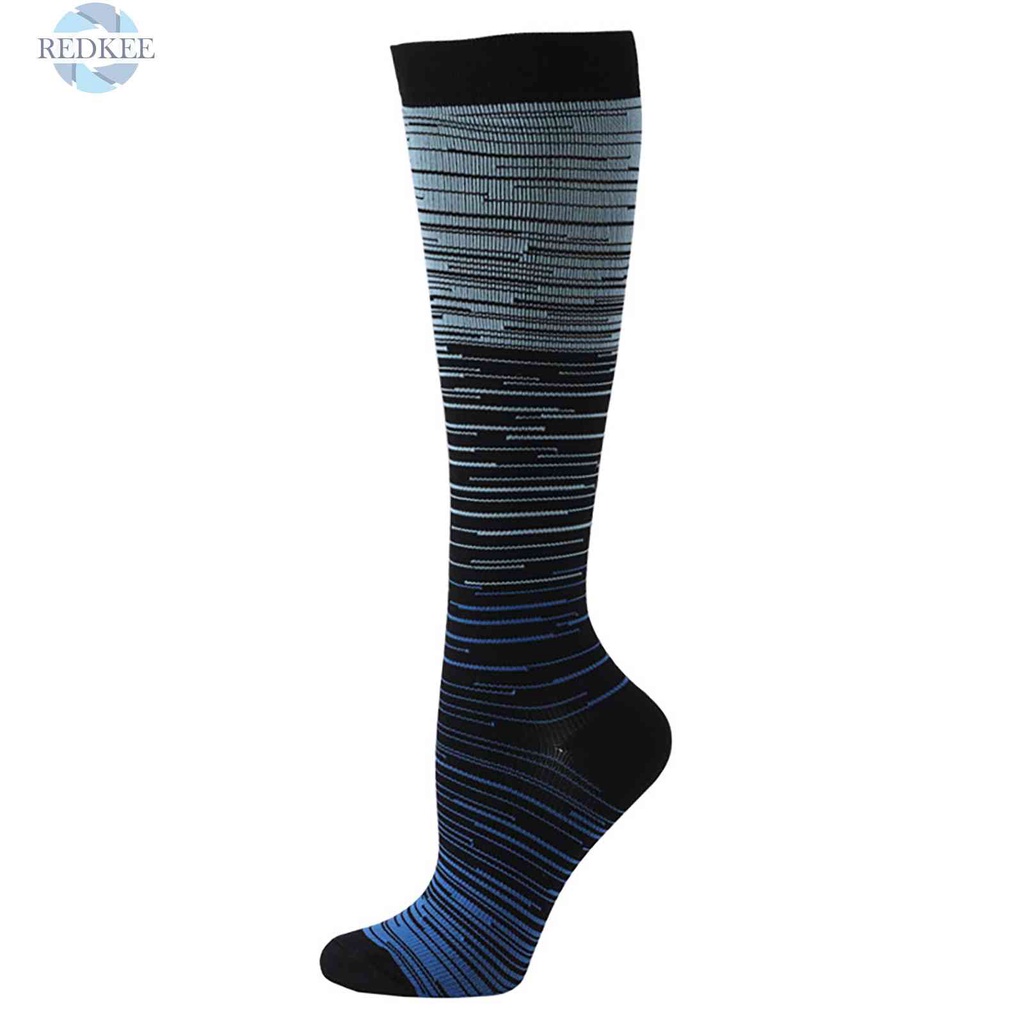 Set 5 Đôi Tất Thể Thao Kẻ Sọc Thoáng Khí Unisex