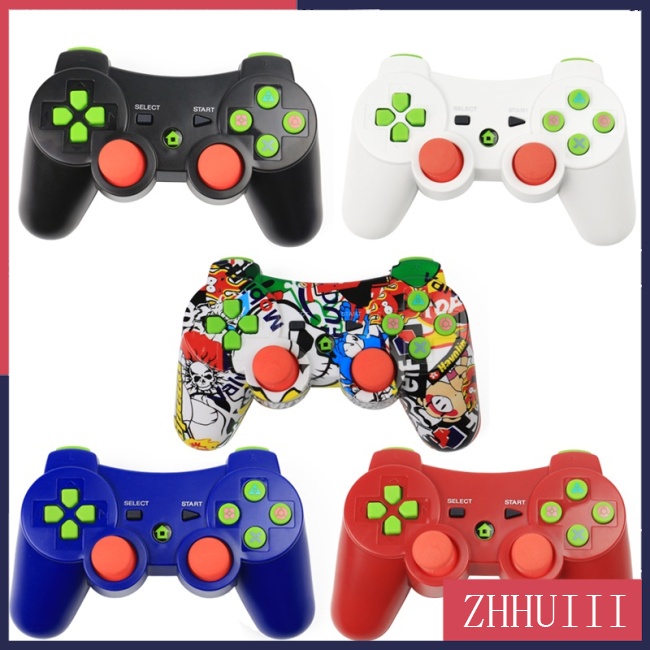 Bộ Tay Cầm Chơi Game Bluetooth Không Dây Có Sáu Trục Và Rung Cho Sony PS3